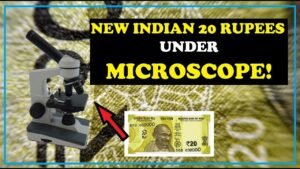 🤩! New Indian ₹ 20 under Microscope !🤩 || Macro view