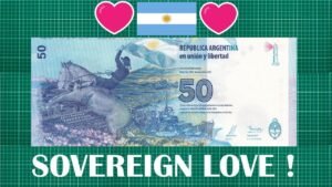 Banknote Of Sovereign Love || Argentina 50 Peso || Islas Malvinas