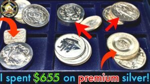 I spent $655 on premium silver! Local coin shop purchase!
