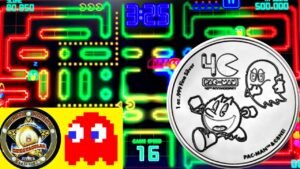 I bought silver Pac Man coins! Pac Man 40th anniversary coins.