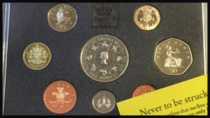 4 Coins That Never Circulated! 1993 UK Proof Coin Set!
