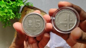 # 5 Rupees 2007 Cross Coin (Unity in Diversity) # General Circulation Rare Coin Part 3 #iconicindia