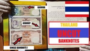 Uncut Thailand Bhat | World’s most unique commemorative Banknote!|Only in Thailand