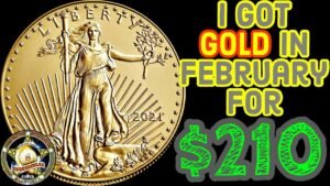 1/10 Ounce Gold Purchased in February 2021 for $210! Gold Challenge!