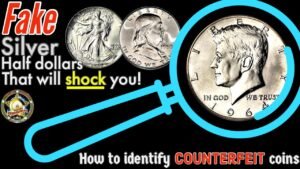 Fake silver half dollars that will shock you! Identifying counterfeit coins.