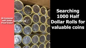 Half Dollar Coin Roll Hunt – Quest to find silver and valuable coins