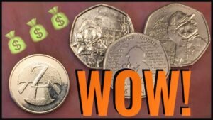 ALL 37 New Mintage Figures – 50ps – Alphabet 10ps (CRAZY) – Definitive NIFCs – UK Circulation –