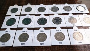1970 to 1982 one rupee coin value # Most Expensive One Rupees Coin Collection (republic india coins)