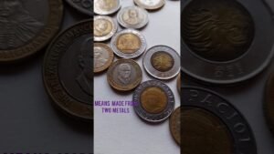 Bi metal coins| Hobbies #shorts