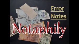Notaphily | A Collection of different Indian error notes | Hobbies
