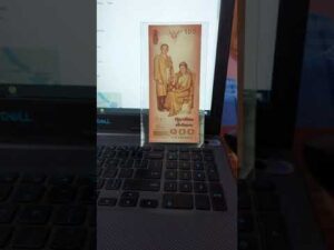Thailand 100 baht commemorative banknote #shorts