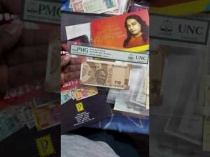 10 Rupees PMG Graded Banknote UNC Condition #Shorts