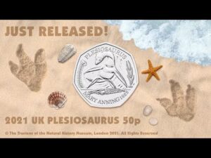 Brand new 2021 uk plesiosaurus 50p just released!