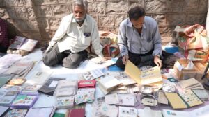 Interview with a old coin collector in indian street