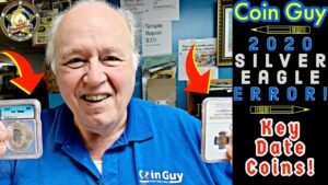 Coin Guy shows me an error on the 2020 Silver Eagles! Rare Key Date Coins & More!