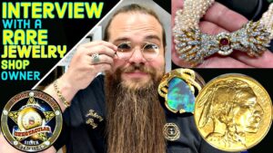 Interview with a rare jewelry shop owner. educational jewelry repair footage!