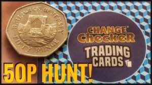 Rare 2011 Find! 50p Coin Hunt #73 (ChangeChecker Trading Cards too!)