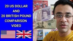US 20 and UK 20 Comparison Video – Pound to Indian Rupee – Dollar to Indian Rupee – Pakistani Rupee