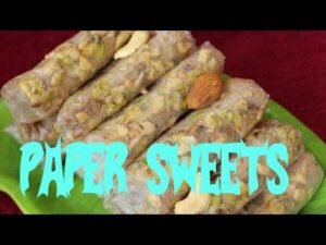 PAPER SWEETS from ANDHRA PRADESH
