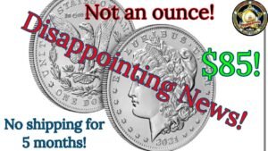 Disappointing news from the USMint Morgan and Peace dollar release!