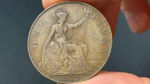 1922 United Kingdom 1 Penny Coin • Values, Information, Mintage, History, and More