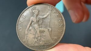 1926 United Kingdom 1 Penny Coin • Values, Information, Mintage, History, and More