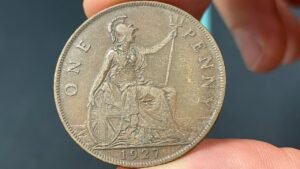 1927 United Kingdom 1 Penny Coin • Values, Information, Mintage, History, and More