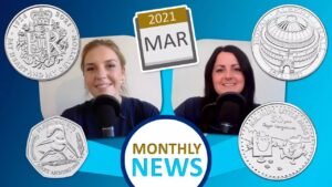 March News – Mr Strong and Little Miss £5, Alan Turing £50 Note, QEII 95th Birthday £5, and more!
