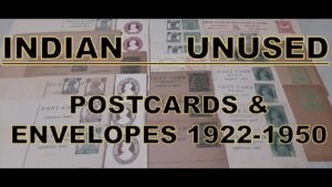 Pre Independence Indian Unused Postal Envelopes / Covers | Postcards | 1922 – 1950 | Hobbies