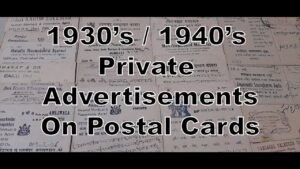 Hyderabad State Postal Cards | Private Ads | India | 1930’s 1940’s | Hobbies | Collection | Vintage