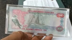 UAE 100 DIRHAMS BANK NOTE with Rare Folder …