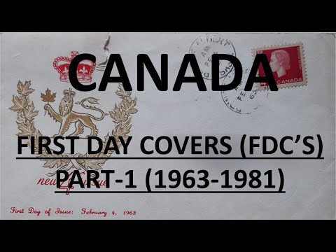 Philately | First Day Covers (FDC’s) | Canada | Part – 1 (1963 -1981)| Vintage | Hobbies