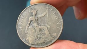 1917 United Kingdom 1 Penny Coin • Values, Information, Mintage, History, and More
