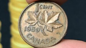 1959 Canada 1 Cent Coin • Values, Information, Mintage, History, and More