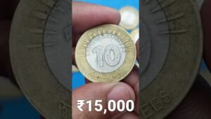 10 Rupees Coin Value ₹15,000 | 10 Rs Mule Coin Price 2009 | #Shorts