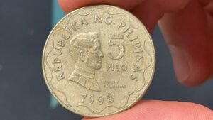 1998 Philippines 5 Piso Coin • Values, Information, Mintage, History, and More