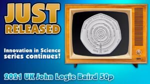 FATHER OF TELEVISION CELEBRATED ON UK 50p!