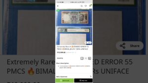 Coinbazzar.com extremely rare 100 rupee bimal jalan old issue note uniface graded error price 20,000