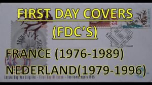 Philately | First Day Covers (FDC’s) | France – (1976 1989 & Nederland – (1979 1996) | Hobbies