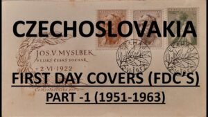 Philately | First Day Covers (FDC’s) | Czechoslovakia | Part – 1 (1951 1963) | Vintage | Hobbies