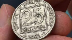 1903 France 25 Centimes Coin • Values, Information, Mintage, History, and More