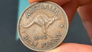1942 Australia Half Penny / 1/2 Penny Coin • Values, Information, Mintage, History, and More