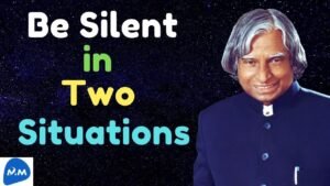 Be Silent in Two Situations Inspirational Status | Dr APJ Abdul Kalam Quote | |Master Mano | V197