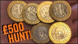 Are Shakespeare £2 Coins Worth Keeping? Rare £2 Coin Hunt! #61