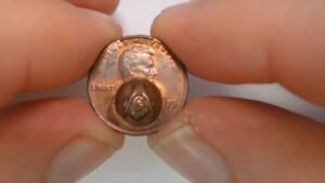 Coins Stamped With Letter Number Kennedy Symbol Chop Mark