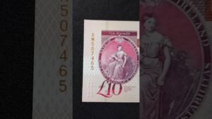 Bank of Ireland 10 Pound Polymer Banknote #shorts