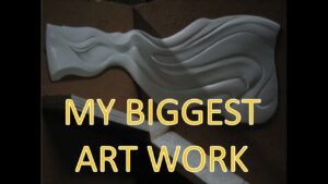 Wind – My biggest ever art work | 325 sq ft single piece