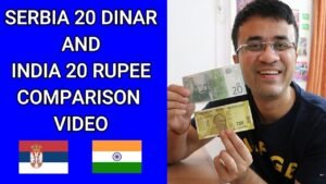 SERBIA 20 DINAR AND INDIA 20 RUPEES COMPARISON VIDEO – SERBIA CURRENCY TO INDIAN RUPEE – IN HINDI