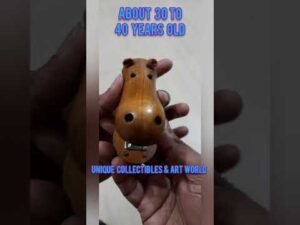 Rare Vintage Wooden Hippo Stapler #shorts