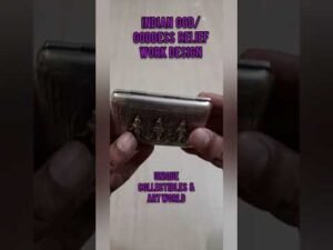 Antique/Vintage Indian Silver Box #shorts